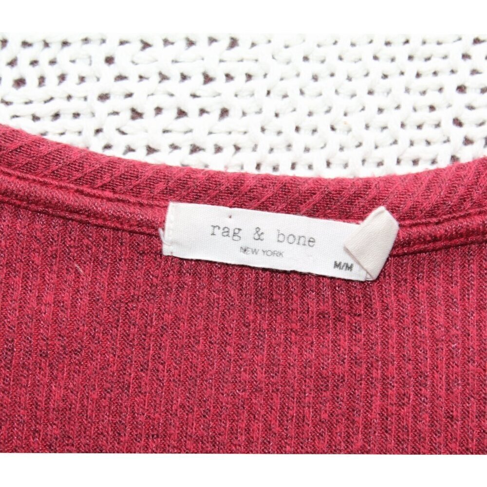 Rag & Bone Clara Mixed-Texture T-Shirt Mini Dress… - image 8